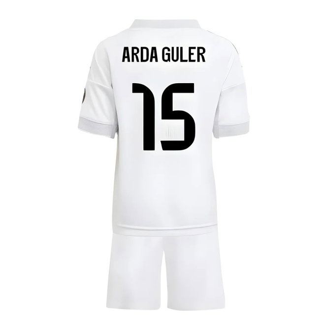 2025-2026 Real Madrid Home Mini Kit (Arda Guler 15) — Buy Now