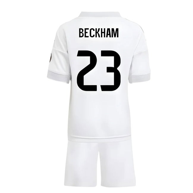 2025-2026 Real Madrid Home Mini Kit (Beckham 23) — Shop Now