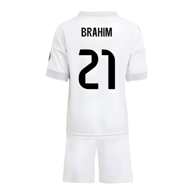 2025-2026 Real Madrid Home Mini Kit (Brahim 21) — Buy Now
