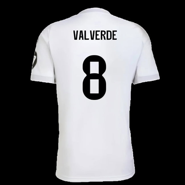 2025-2026 Real Madrid Home Shirt (Valverde 8) — Shop Now