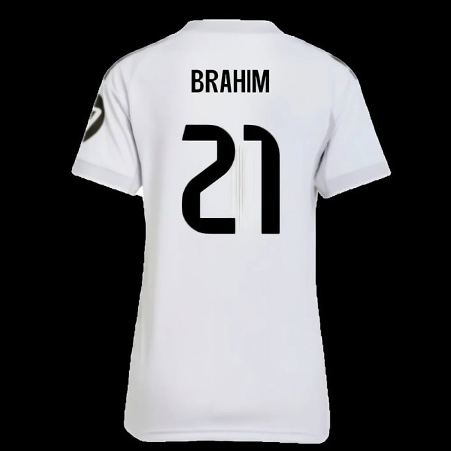 2025-2026 Real Madrid Home Shirt (Womens) (Brahim 21) — Shop Now