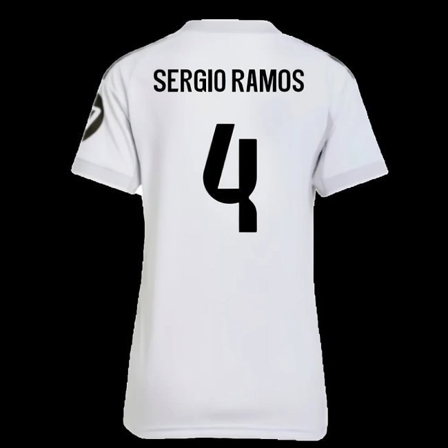 2025-2026 Real Madrid Home Shirt (Womens) (Sergio Ramos 4) — Shop Now