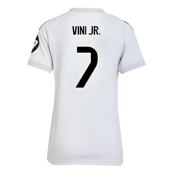 2025-2026 Real Madrid Home Shirt (Womens) (Vini Jr. 7) — Shop Now