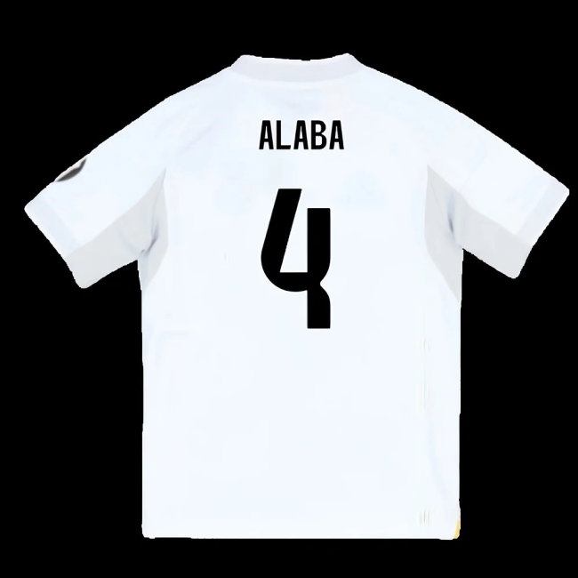 2025-2026 Real Madrid Home Youth Kit (Alaba 4) — Shop Now