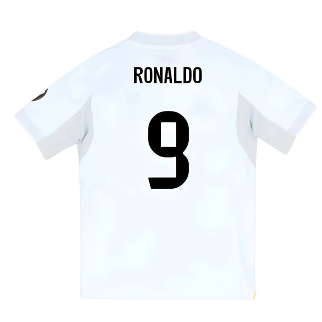 2025-2026 Real Madrid Home Youth Kit (Ronaldo 9) — Buy Now