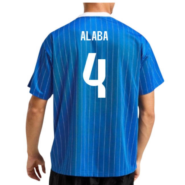 2025-2026 Real Madrid Icon Shirt (Blue) (Alaba 4) — Buy Now