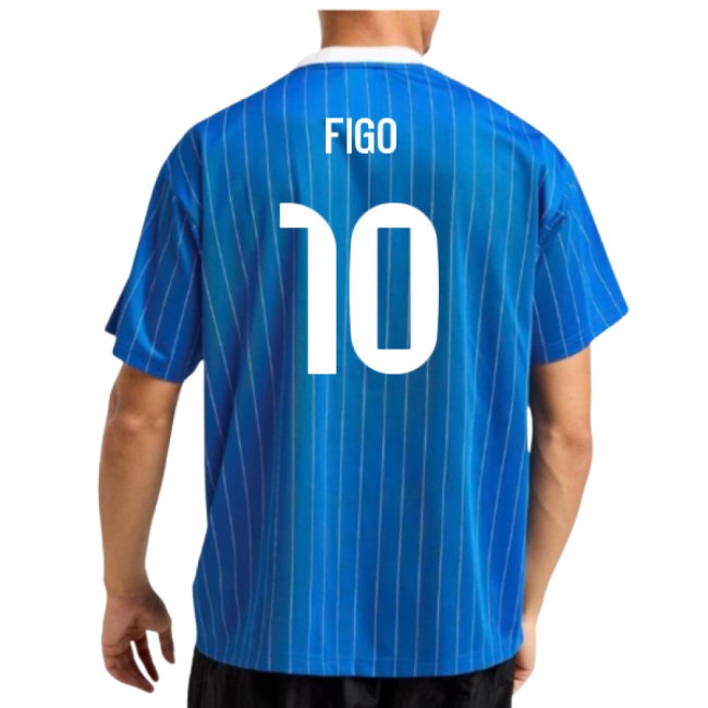 2025-2026 Real Madrid Icon Shirt (Blue) (Figo 10) — Shop Online