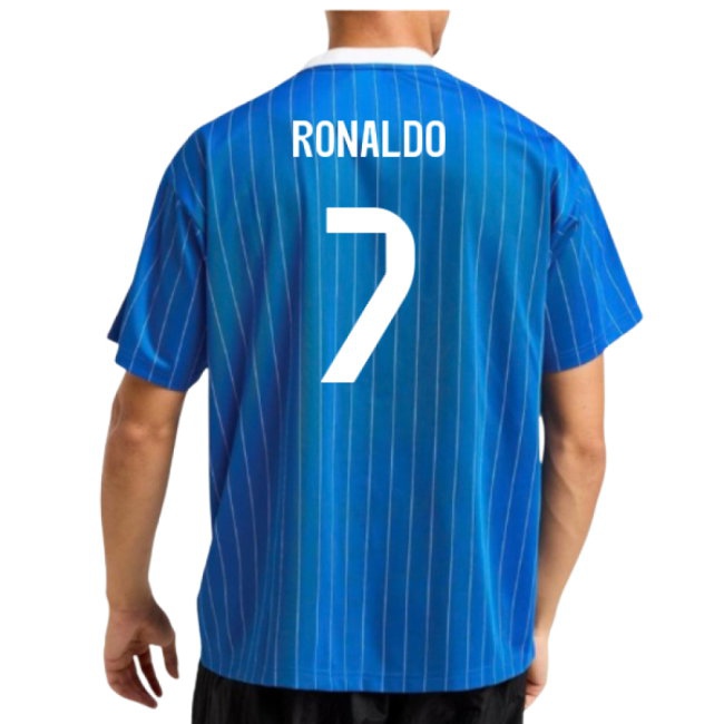 2025-2026 Real Madrid Icon Shirt (Blue) (Ronaldo 7) — Shop Online