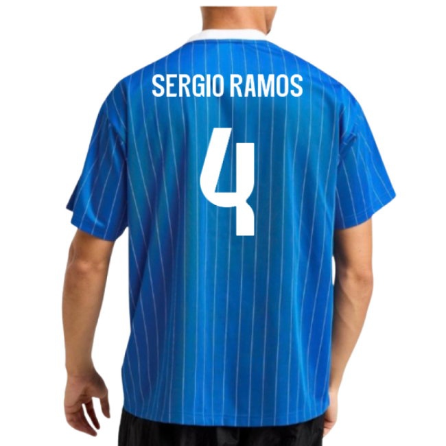 2025-2026 Real Madrid Icon Shirt (Blue) (Sergio Ramos 4) — Shop Online