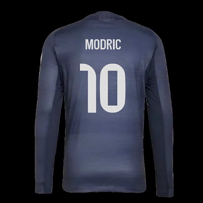 2025-2026 Real Madrid Long Sleeve Away Shirt (Modric 10) — Shop Now