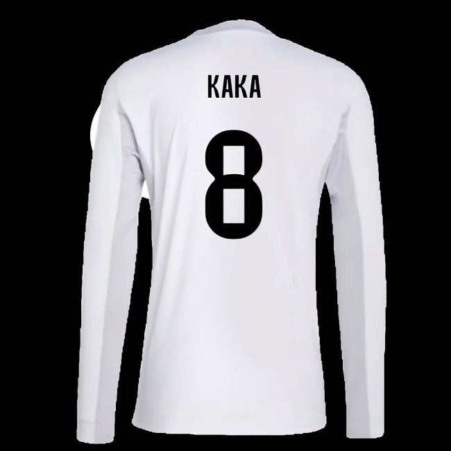 2025-2026 Real Madrid Long Sleeve Home Shirt (Kaka 8) — Shop Online