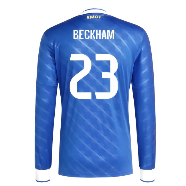 2025-2026 Real Madrid Long Sleeve Third Shirt (Beckham 23) — Buy Online