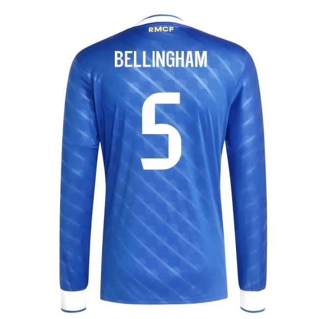 2025-2026 Real Madrid Long Sleeve Third Shirt (Bellingham 5) — Buy Online