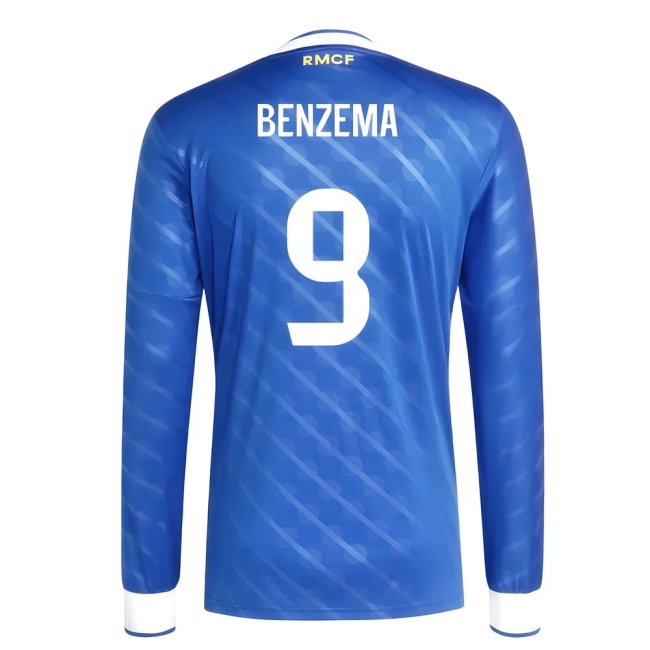 2025-2026 Real Madrid Long Sleeve Third Shirt (Benzema 9) — Shop Now