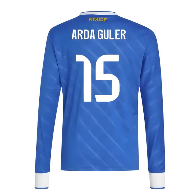 2025-2026 Real Madrid Long Sleeve Third Shirt (Kids) (Arda Guler 15) — Shop Now