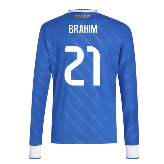 2025-2026 Real Madrid Long Sleeve Third Shirt (Kids) (Brahim 21) — Shop Online