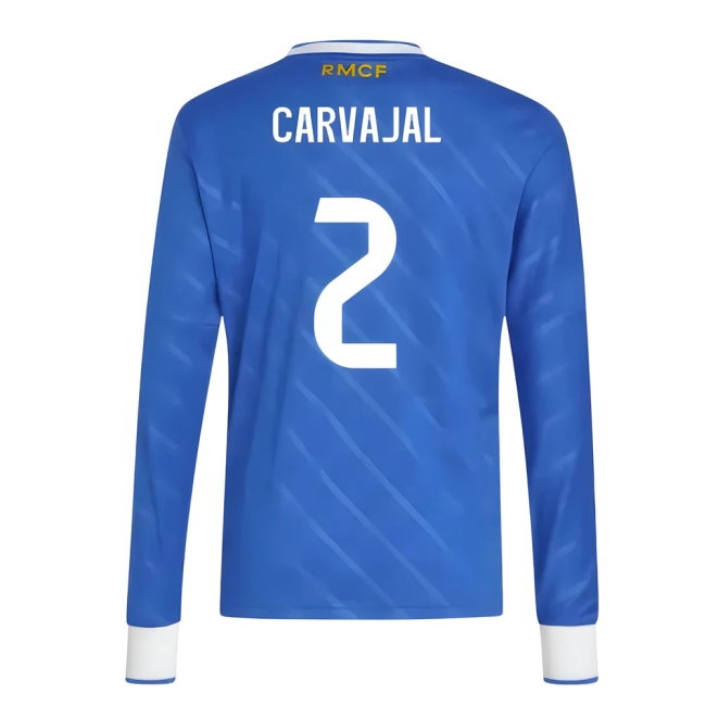 2025-2026 Real Madrid Long Sleeve Third Shirt (Kids) (Carvajal 2) — Shop Online