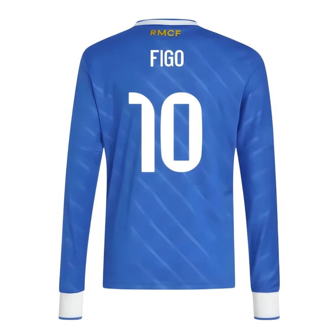 2025-2026 Real Madrid Long Sleeve Third Shirt (Kids) (Figo 10) — Buy Now