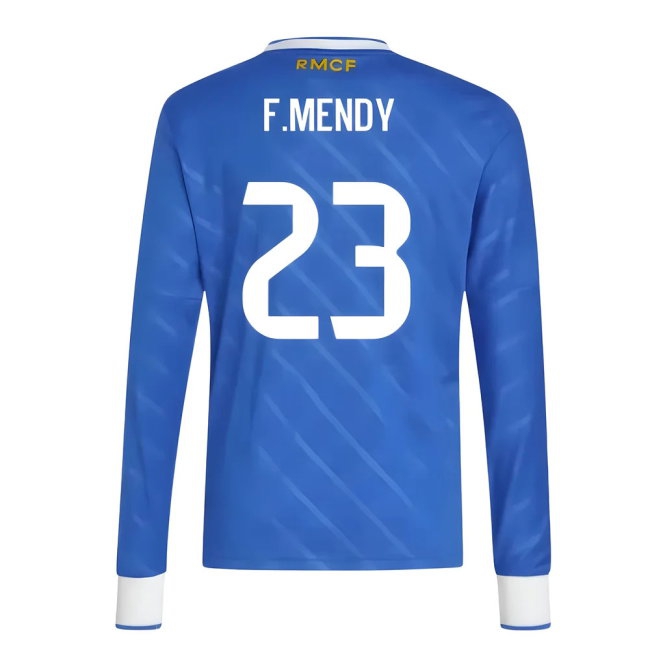 2025-2026 Real Madrid Long Sleeve Third Shirt (Kids) (F.Mendy 23) — Shop Online