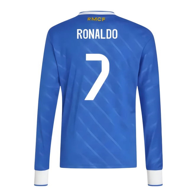 2025-2026 Real Madrid Long Sleeve Third Shirt (Kids) (Ronaldo 7) — Shop Online