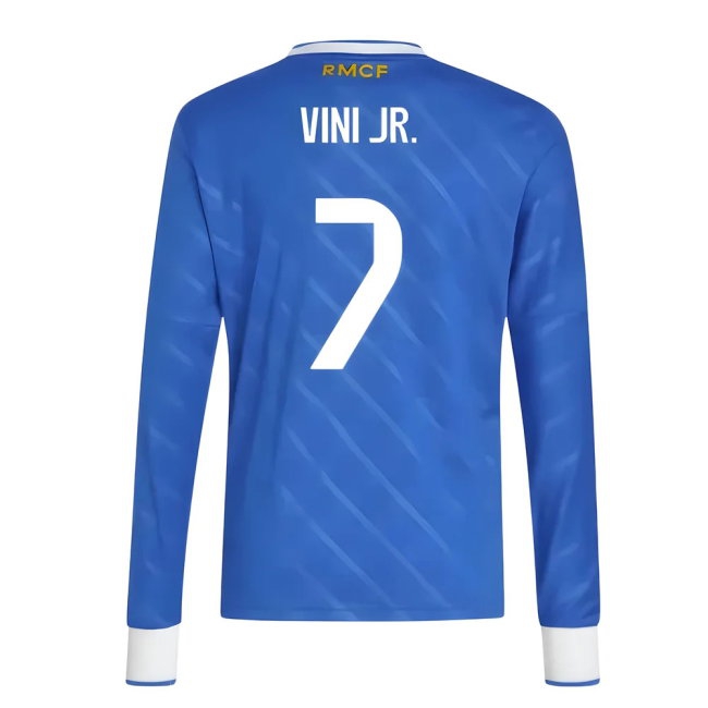2025-2026 Real Madrid Long Sleeve Third Shirt (Kids) (Vini Jr. 7) — Shop Now