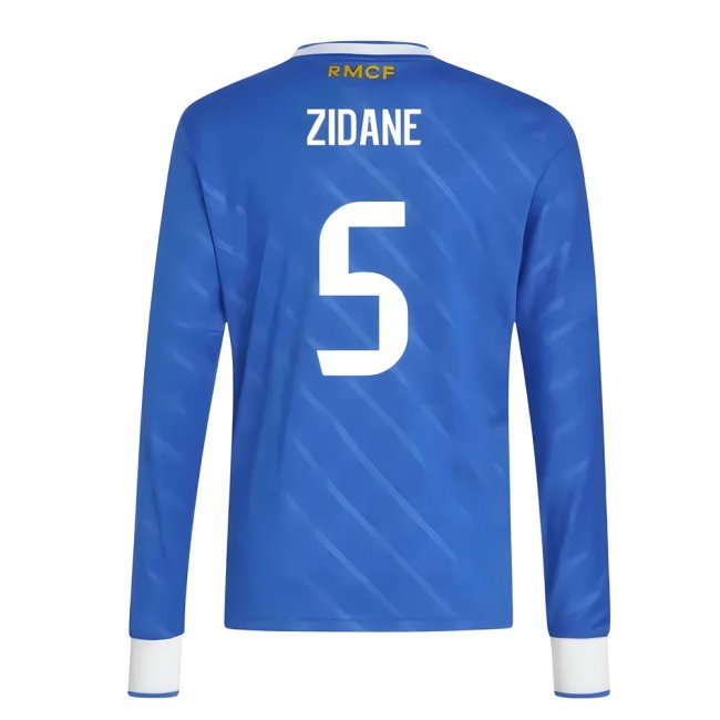2025-2026 Real Madrid Long Sleeve Third Shirt (Kids) (Zidane 5) — Shop Online