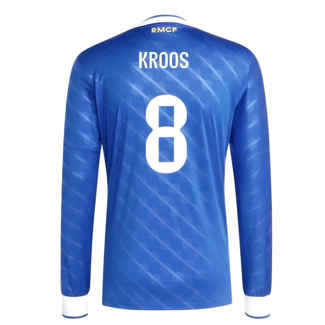 2025-2026 Real Madrid Long Sleeve Third Shirt (Kroos 8) — Buy Online