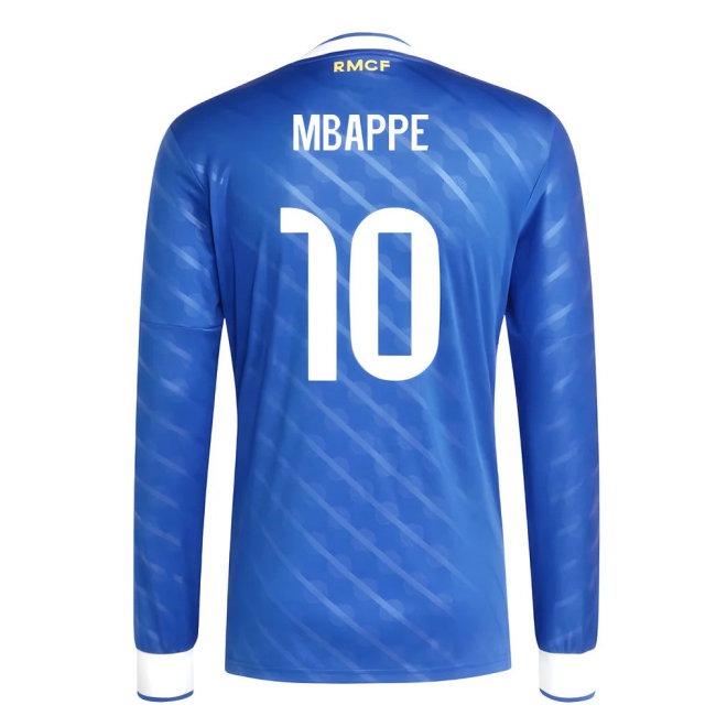 2025-2026 Real Madrid Long Sleeve Third Shirt (Mbappe 10) — Buy Online