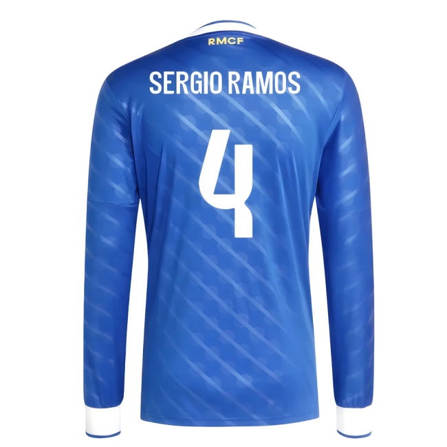 2025-2026 Real Madrid Long Sleeve Third Shirt (Sergio Ramos 4) — Shop Now