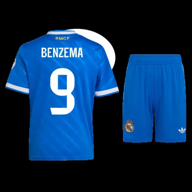 2025-2026 Real Madrid Third Mini Kit (Benzema 9) — Shop Now