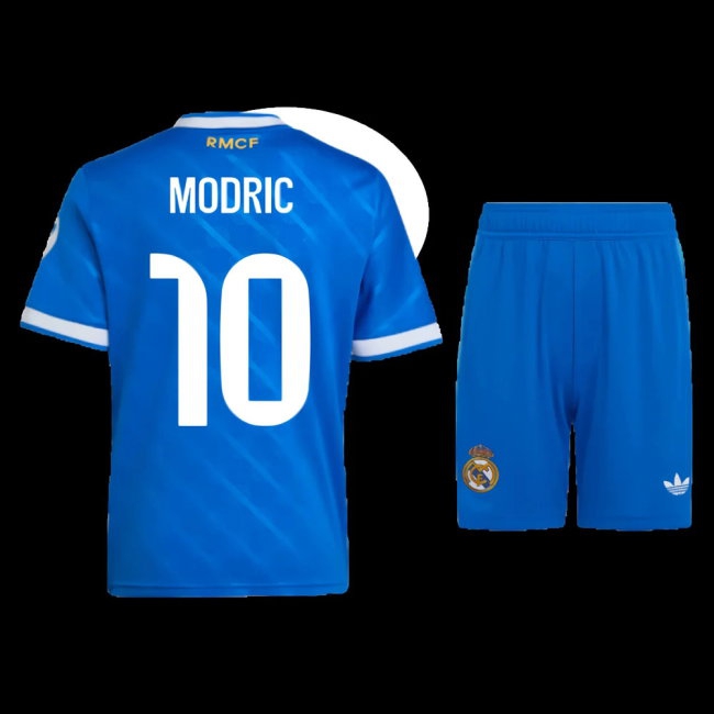 2025-2026 Real Madrid Third Mini Kit (Modric 10) — Shop Now