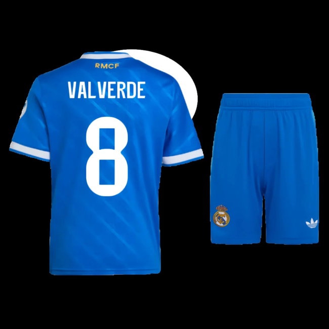 2025-2026 Real Madrid Third Mini Kit (Valverde 8) — Buy Now