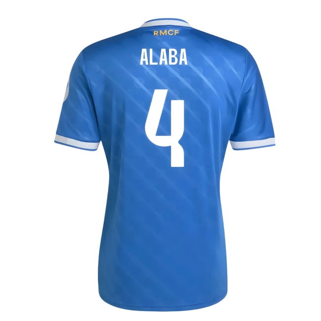2025-2026 Real Madrid Third Shirt (Alaba 4) — Shop Now