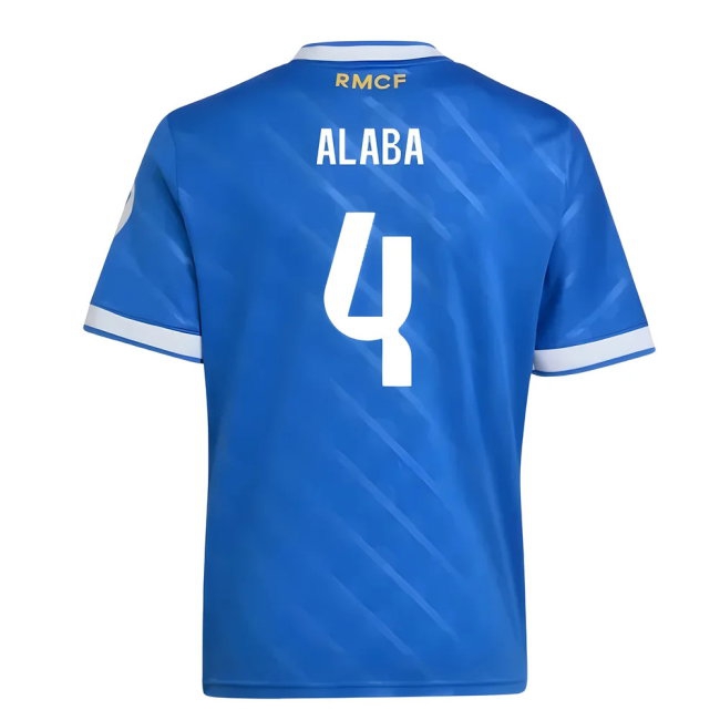 2025-2026 Real Madrid Third Shirt (Kids) (Alaba 4) — Buy Online