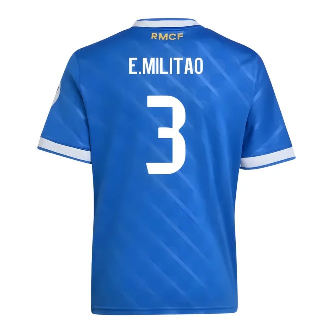 2025-2026 Real Madrid Third Shirt (Kids) (E.Militao 3) — Buy Now
