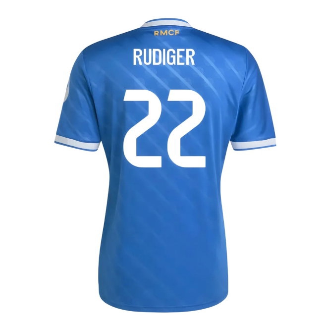 2025-2026 Real Madrid Third Shirt (Rudiger 22) — Shop Online