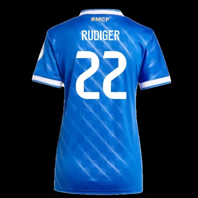2025-2026 Real Madrid Third Shirt (Womens) (Rudiger 22) — Shop Online