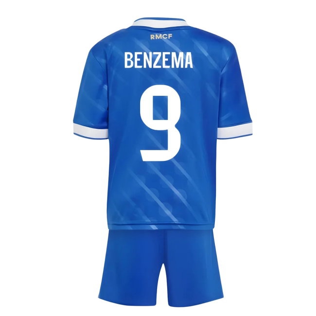 2025-2026 Real Madrid Third Youth Kit (Benzema 9) — Shop Now