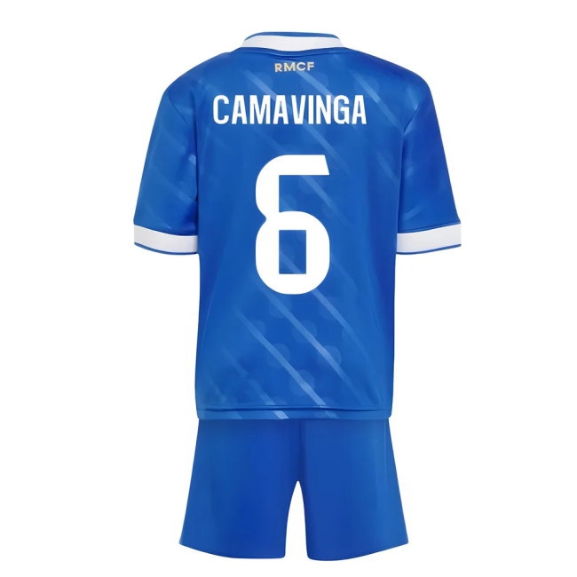 2025-2026 Real Madrid Third Youth Kit (Camavinga 6) — Buy Online