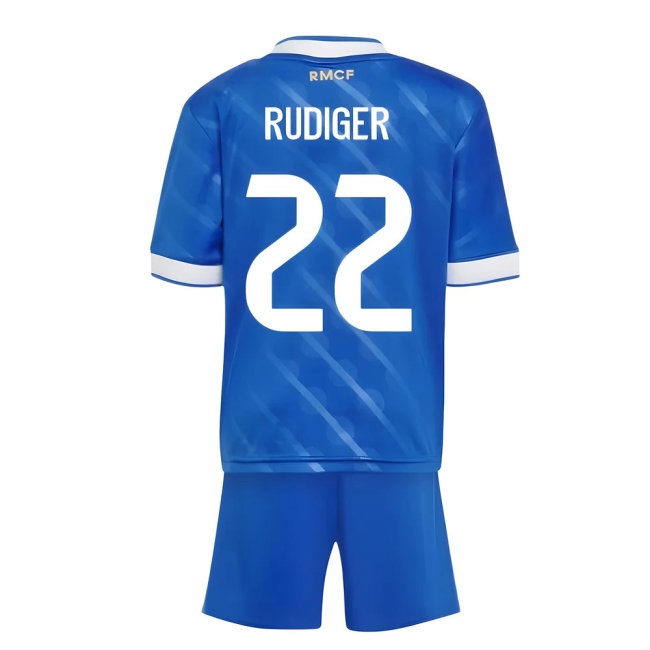 2025-2026 Real Madrid Third Youth Kit (Rudiger 22) — Shop Online