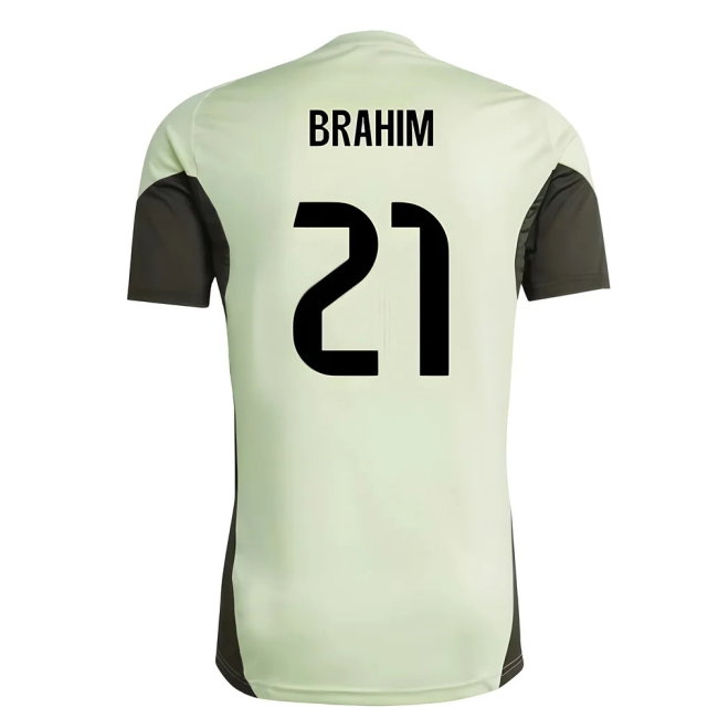 2025-2026 Real Madrid Training Jersey (Almost Lime) (Brahim 21) — Buy Online