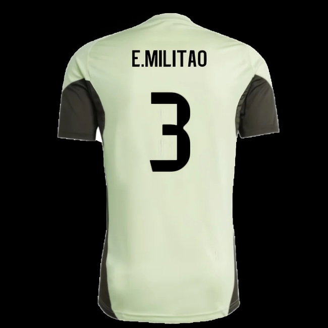 2025-2026 Real Madrid Training Jersey (Almost Lime) (E.Militao 3) — Shop Now