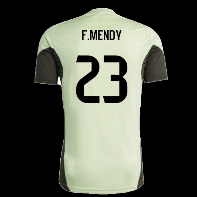 2025-2026 Real Madrid Training Jersey (Almost Lime) (F.Mendy 23) — Buy Now