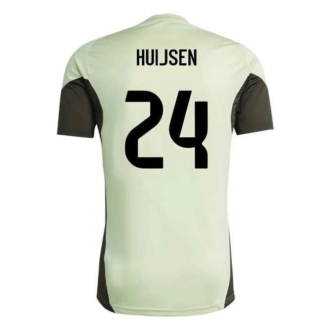 2025-2026 Real Madrid Training Jersey (Almost Lime) (Huijsen 24) — Buy Now