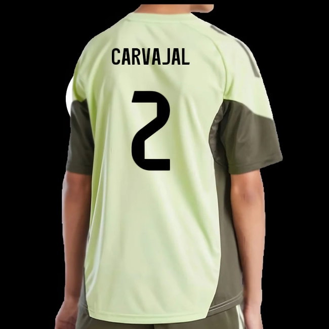 2025-2026 Real Madrid Training Jersey (Almost Lime) - Kids (Carvajal 2) — Buy Online