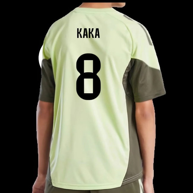 2025-2026 Real Madrid Training Jersey (Almost Lime) - Kids (Kaka 8) — Shop Online