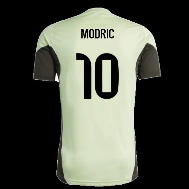 2025-2026 Real Madrid Training Jersey (Almost Lime) (Modric 10) — Buy Online