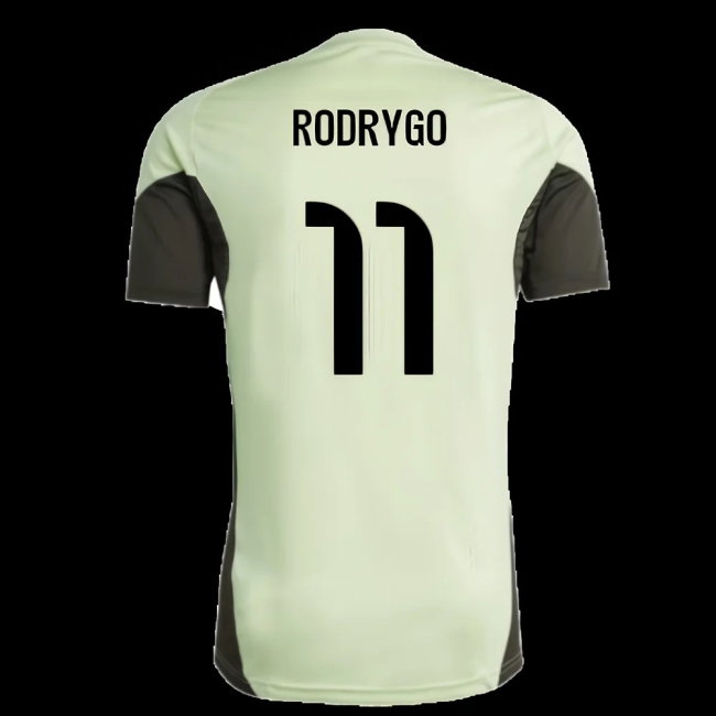 2025-2026 Real Madrid Training Jersey (Almost Lime) (Rodrygo 11) — Shop Online