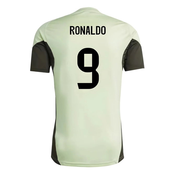 2025-2026 Real Madrid Training Jersey (Almost Lime) (Ronaldo 9) — Buy Online