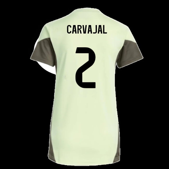 2025-2026 Real Madrid Training Jersey (Almost Lime) - Womens (Carvajal 2) — Buy Now
